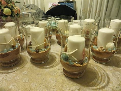 Nautical centerpieces, beach theme centerpieces, nautical table decoration, beach house table decoration. Simple Favors & Things: Nautical Centerpieces