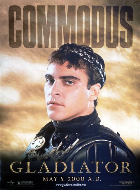 Gladiator Character Movie Poster 2000 Joaquin Phoenix As Commodus