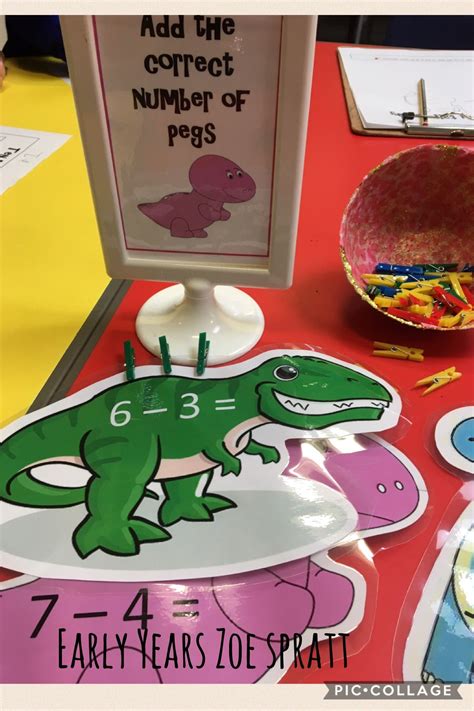Dinosaur subtraction | Subtraction activities, Dinosaur activities