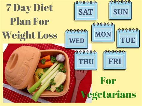 Thursday — rice, organic product, and vegetables. 7 Day Diet Plan for Weight Loss for Vegetarians - Caloric ...