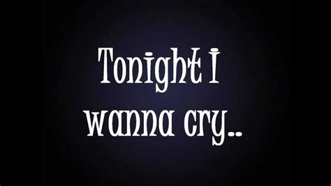 Keith Urban Tonight I Wanna Cry W Lyrics Youtube
