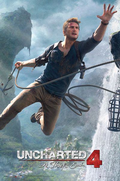 Uncharted 4 A Thiefs End Jump Poster și Tablou Europostersro