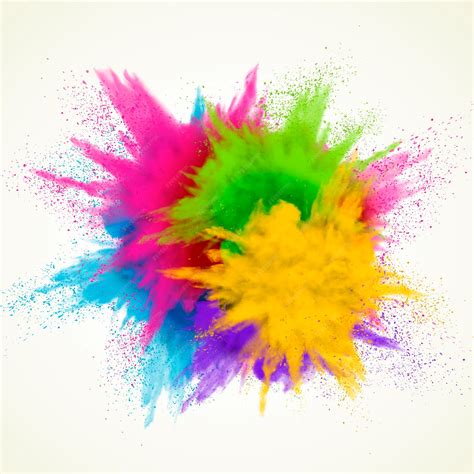 Premium Vector Colorful Powder Explosion Effect