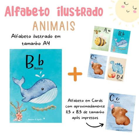 Alfabeto Ilustrado Animais Pdf Elo Produtos Especiais