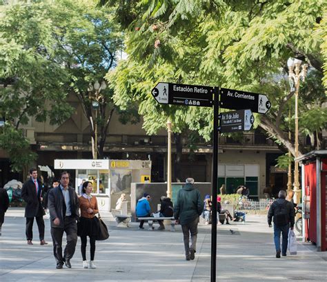 Pedestrian Wayfinding Buenos Aires On Behance
