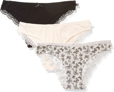 Jessica Simpson Womens Cotton Bikini Panties Underwear Multi Pack