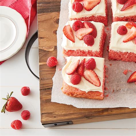 Strawberry Sheet Cake Ready Set Eat