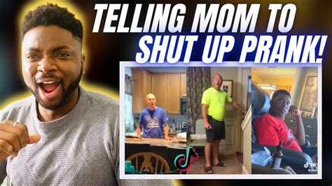 🇬🇧brit Reacts To Telling Mom To Shut Up In Front Of Dad Prank Youtube