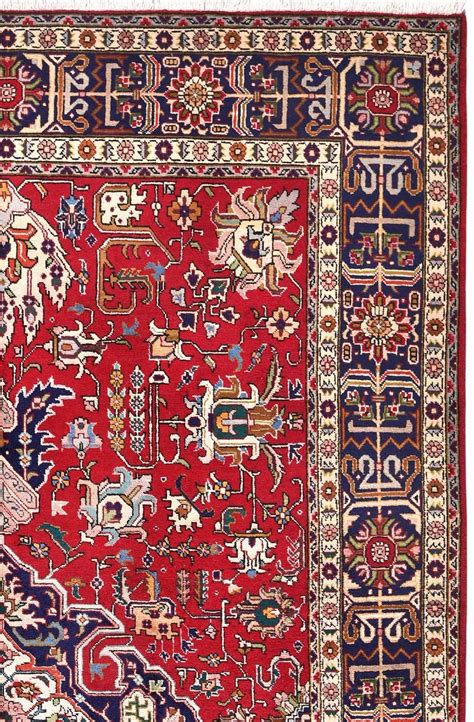 Red Tabriz Rug Persian Carpet For Sale 2x3m Dr419 Carpetship