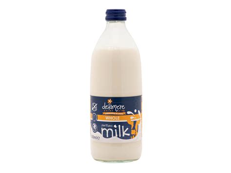 500ml Delamere Sterilised Whole Milk Sterilised Milks Home Milk