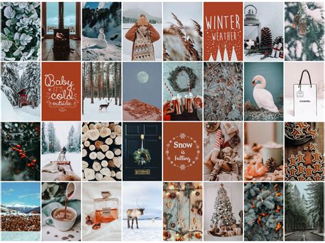 Cute Winter Collage Wallpapers Wallpaper Cave