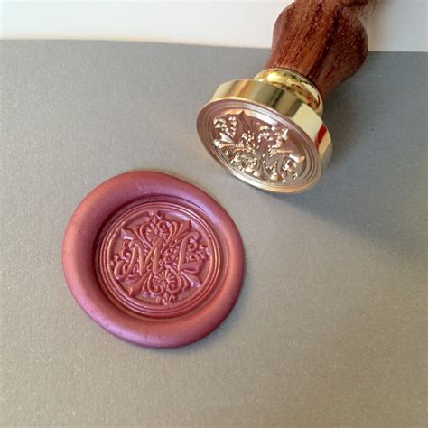 Personalized Initials Wax Seal Stamp For Wedding Etsy In 2021 Wax