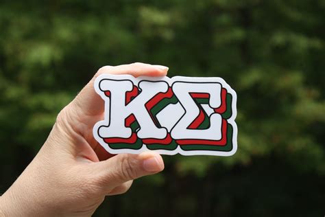 Kappa Sigma Fraternity Letters Sticker Decal For Car Etsy Uk