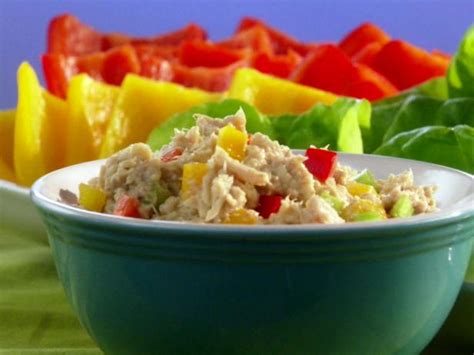 Ree adds artichoke hearts and olives to add a mediterranean touch to this speedy, hot sandwich. Veggie-Loaded Tangy Tuna Salad Recipe | Food Network