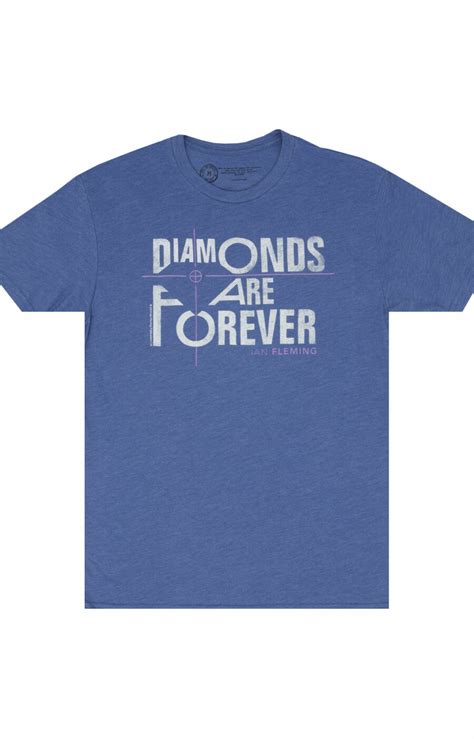 Diamonds Are Forever Unisex T Shirt Ian Fleming