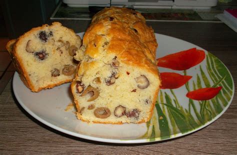 Cake Aux Olives Vertes Et Noisettes