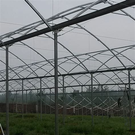 Galvanized Round Tube Greenhouses Types Frame China Assemble
