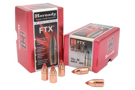 Hornady 45 Cal 458 325 Gr Ftx 50box Sportsmans Outdoor Superstore