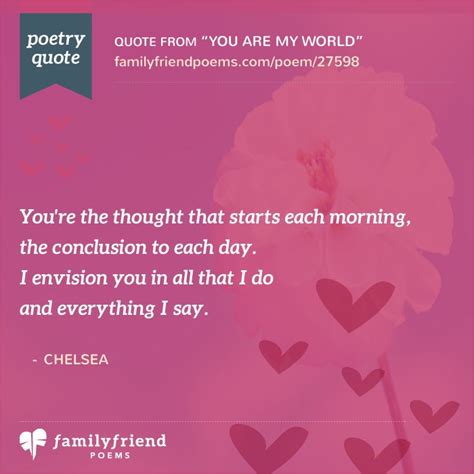 You Are My World Special Friend Poem