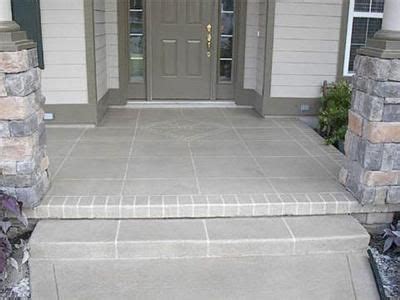 Flooring projects that will transform your home concrete ideas on. Tile, Walkway, Entrance Concrete Entryways - love to do ...