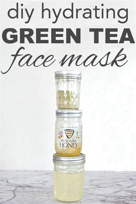 Diy Hydrating Green Tea Face Mask Going Zero Waste
