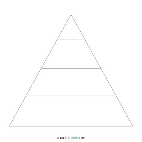 Food Pyramid Template For Nutritional Food Blank Triangle Clip Art