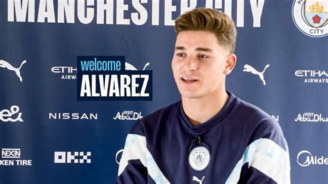 Julian Alvarez First Man City Interview Hear Our New Argentinian