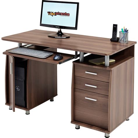 Computer Desk With Storage And A4 Filing Drawer Home Office Piranha
