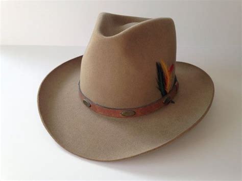 Handsome Vintage Stetson Hat With Feathers John B Stetson Etsy
