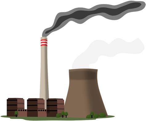 Download Coal Power Plant Cartoon Clipart 5411920 Pinclipart