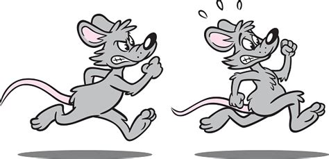 Cartoon Rat Race Stock Illustration Download Image Now Istock