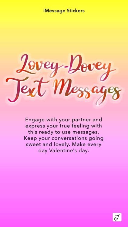 Lovey Dovey Text Messages By Yenty Jap