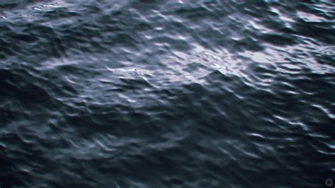 Water Blue Ocean Minimalistic Dark Waves Cold Ripples