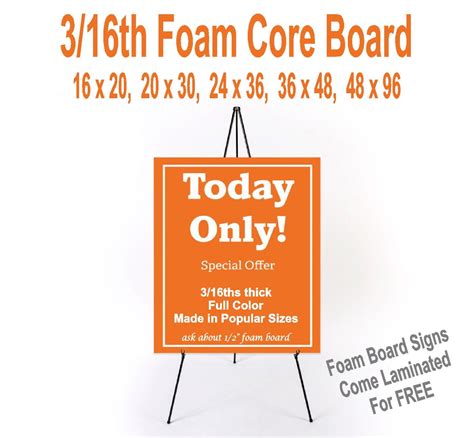 Custom Foam Board Sign Printing Las Vegas Large Banners