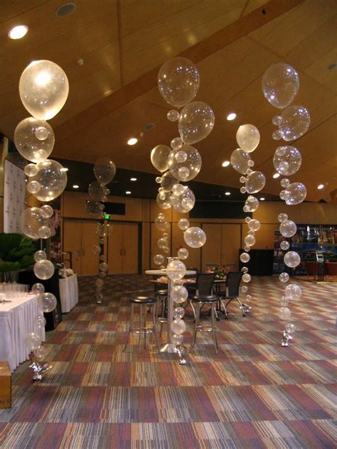 Clear balloons as bubbles -Hailey J | Diy balloon decorations, Party