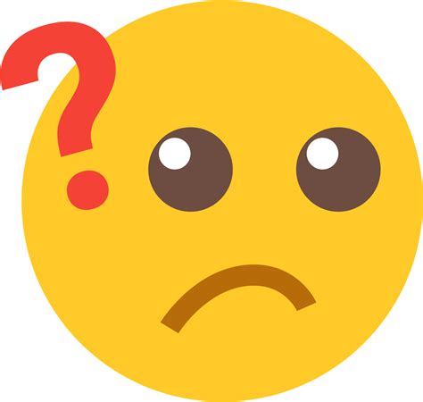 Smiley Png Fragezeichen Emoji Smiley Face With Question Mark Png My