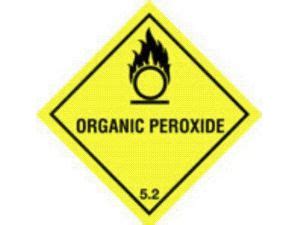 Craig International Class 5 Organic Peroxide Hazard Label Self