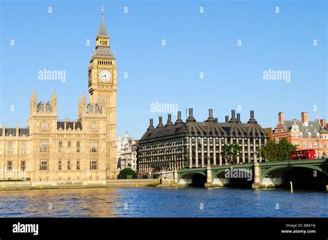 Big Ben Clock Tower Of The Palace Of Westminster And Westminster