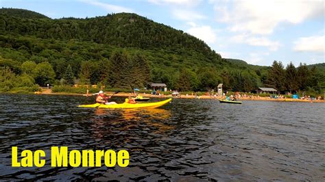 Best Spot For Camping Kayaking In Mont Tremblant National Park Lake Monroe Near Montreal