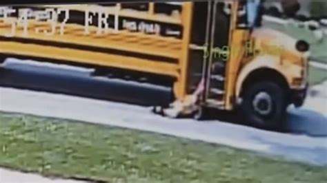 Surveillance Video Shows Girl Dragged 100 Feet By School Bus