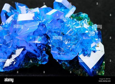 Crystals Of Blue Vitriol Copper Sulfate Stock Photo Alamy