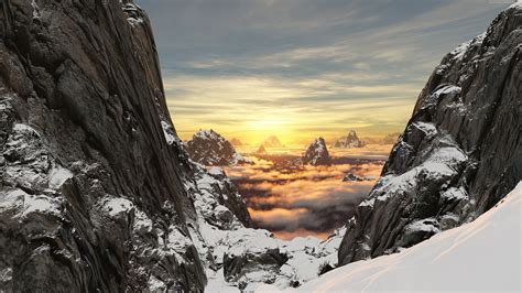 Mountain Snow Hd Wallpapers Wallpaper Cave