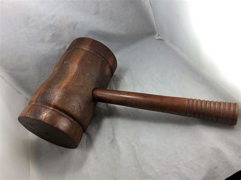 Large Wooden Mallet 19 Inches Long 8 Pounds 11 Inch Wide Head Etsy