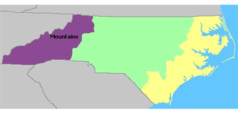 25 North Carolina Map Regions Online Map Around The World