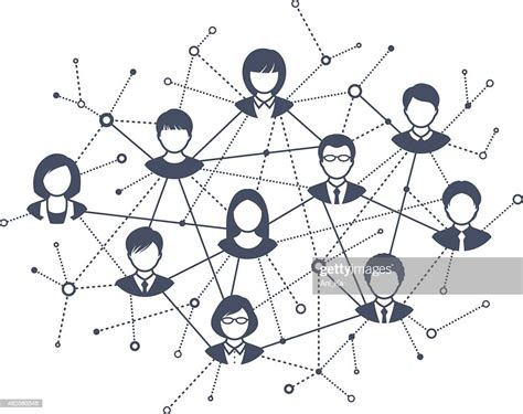 Social Network Vector Art Getty Images