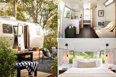 This Airstream Camper Was Updated With A Modern Interior To Create A