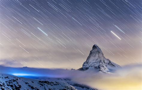 Photon Matterhorn At Night