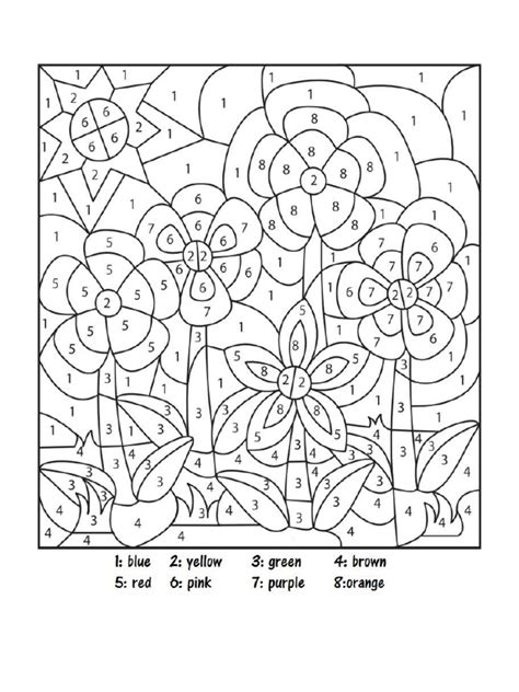 Coloring Pages By Number Free