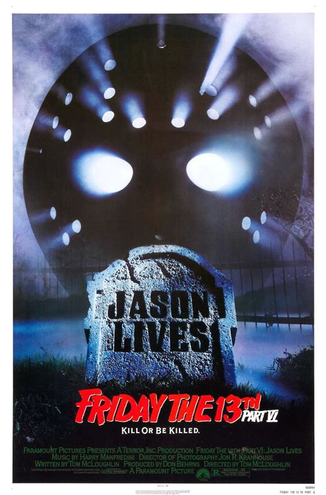 Blizzarradas Jason Lives Friday The 13th Part Vi 1986