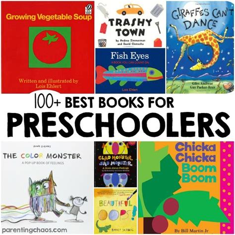 100 Of The Best Books For Preschoolers ⋆ Parenting Chaos